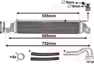 VAN WEZEL 37013700 -  Масляный радиатор, автоматическая коробка передач
